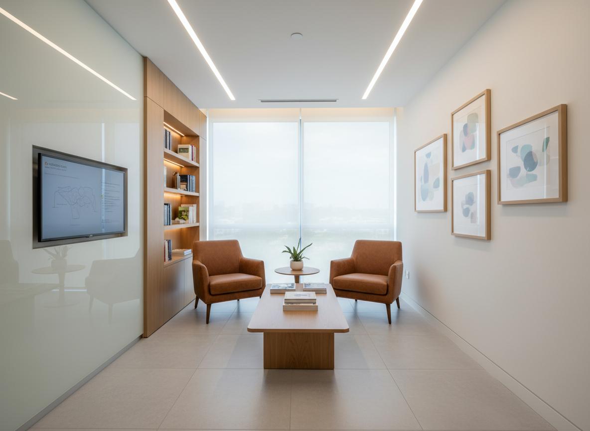Private consultation room at the London clinic